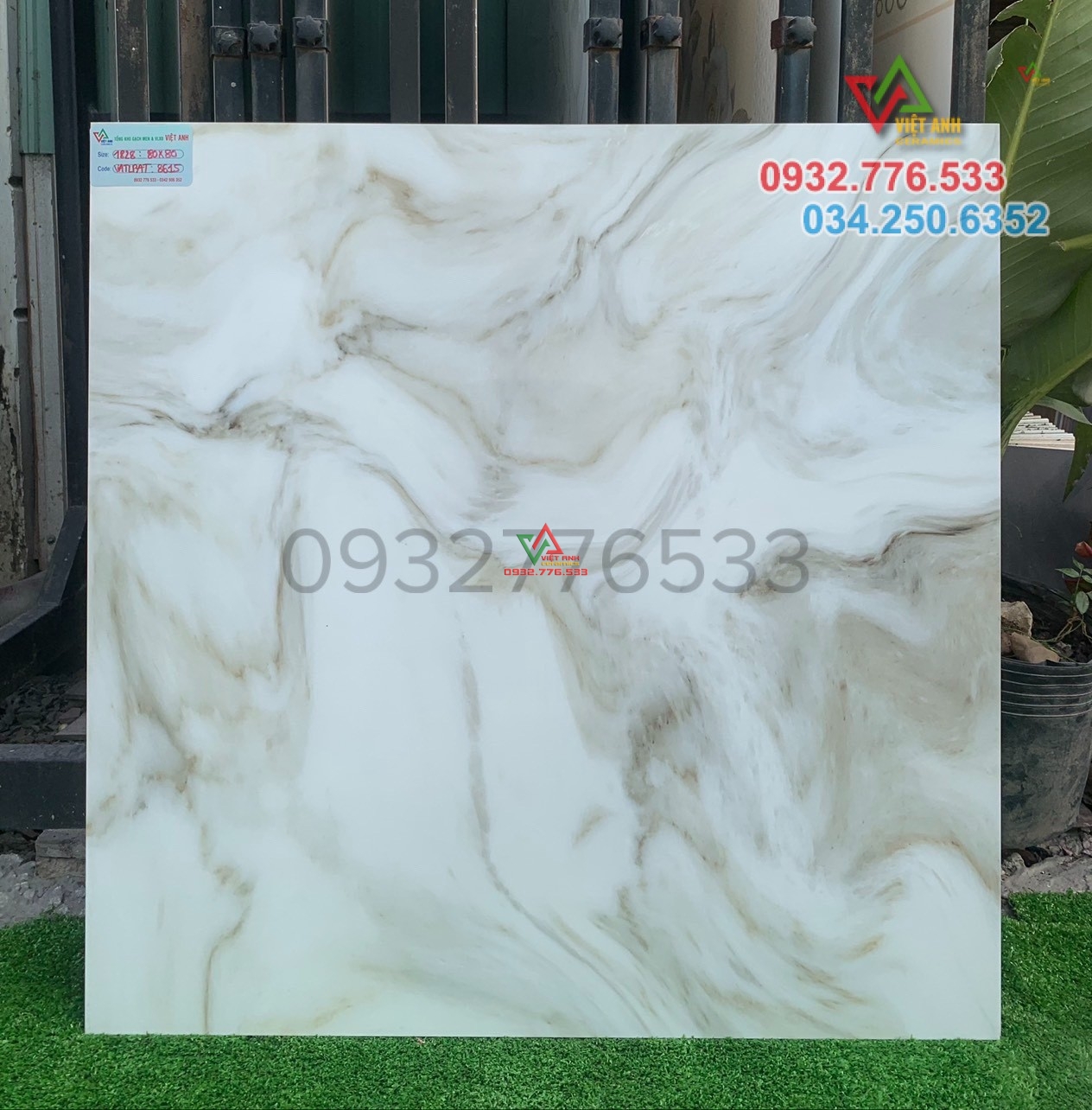 Gạch 80x80 đá bóng kiếng lát nền nhà