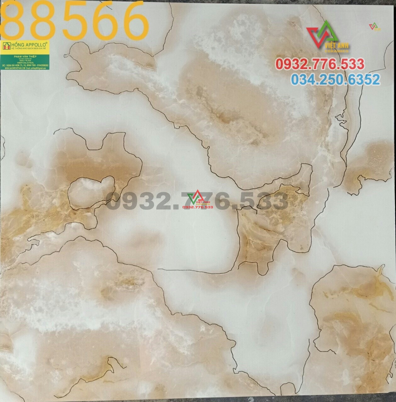 Gạch 80x80 màu sắc đẹp mắt mã 88566