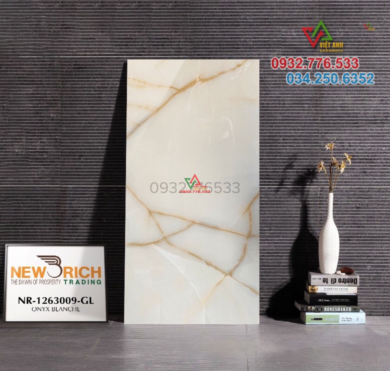 Gạch đá 60x120 sang trọng quý phái