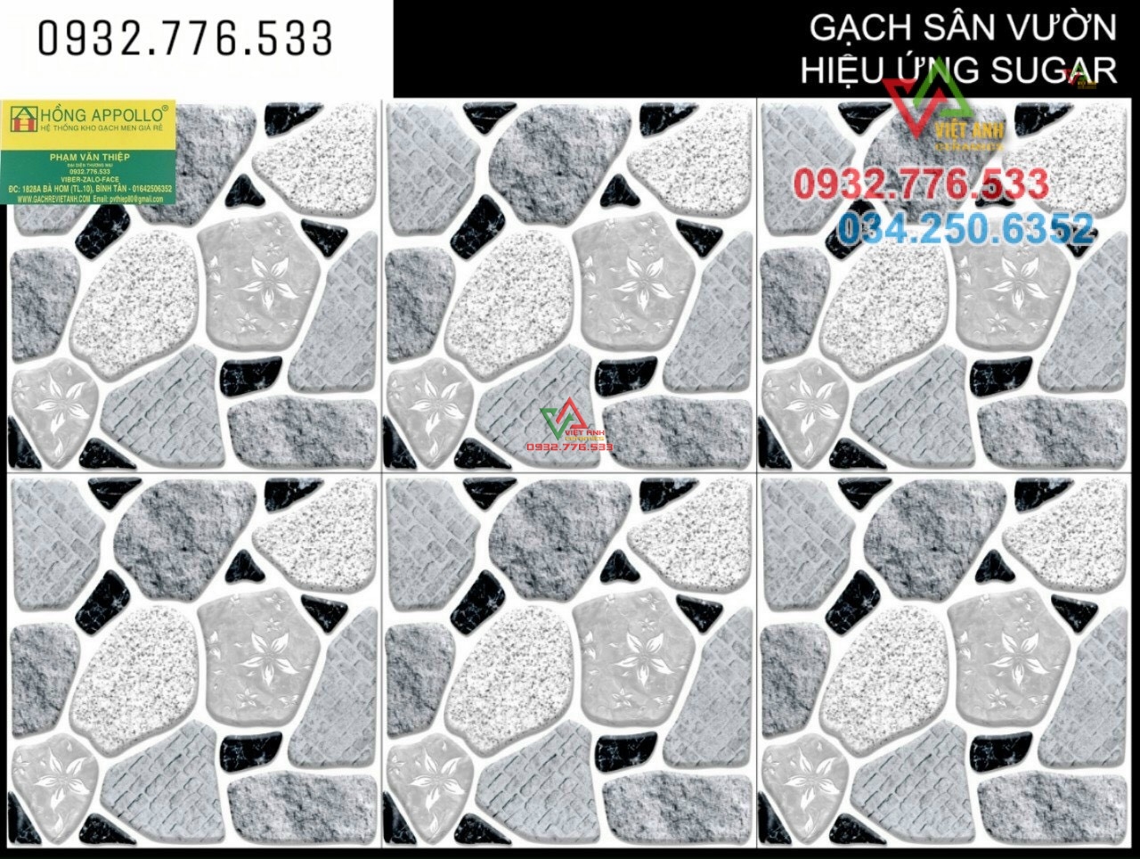 Gạch 50x50 sân vườn hiệu ứng sugar