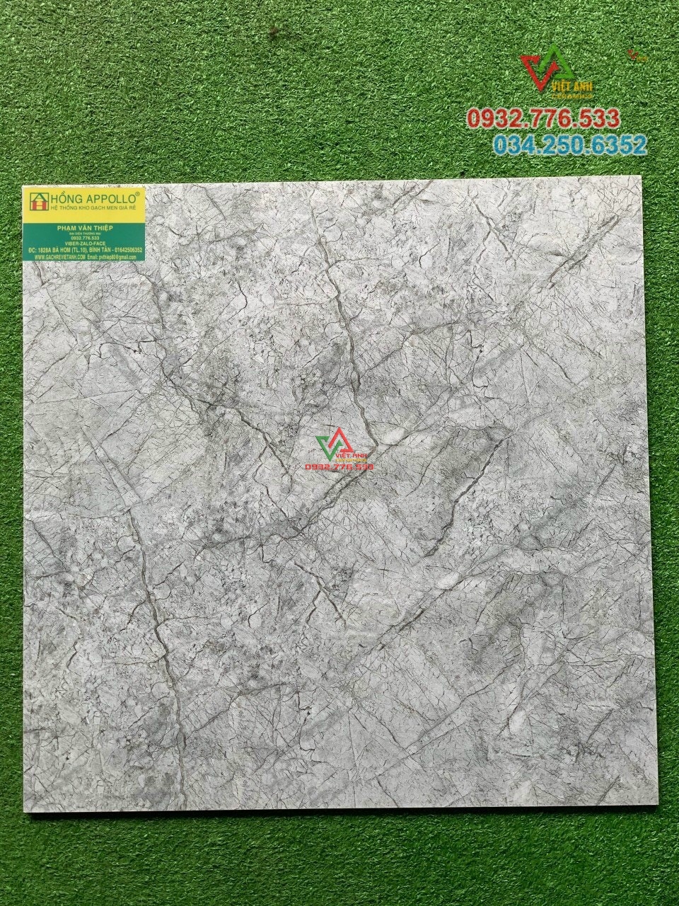 Gạch 60x60 đá mờ vân rạn nứt