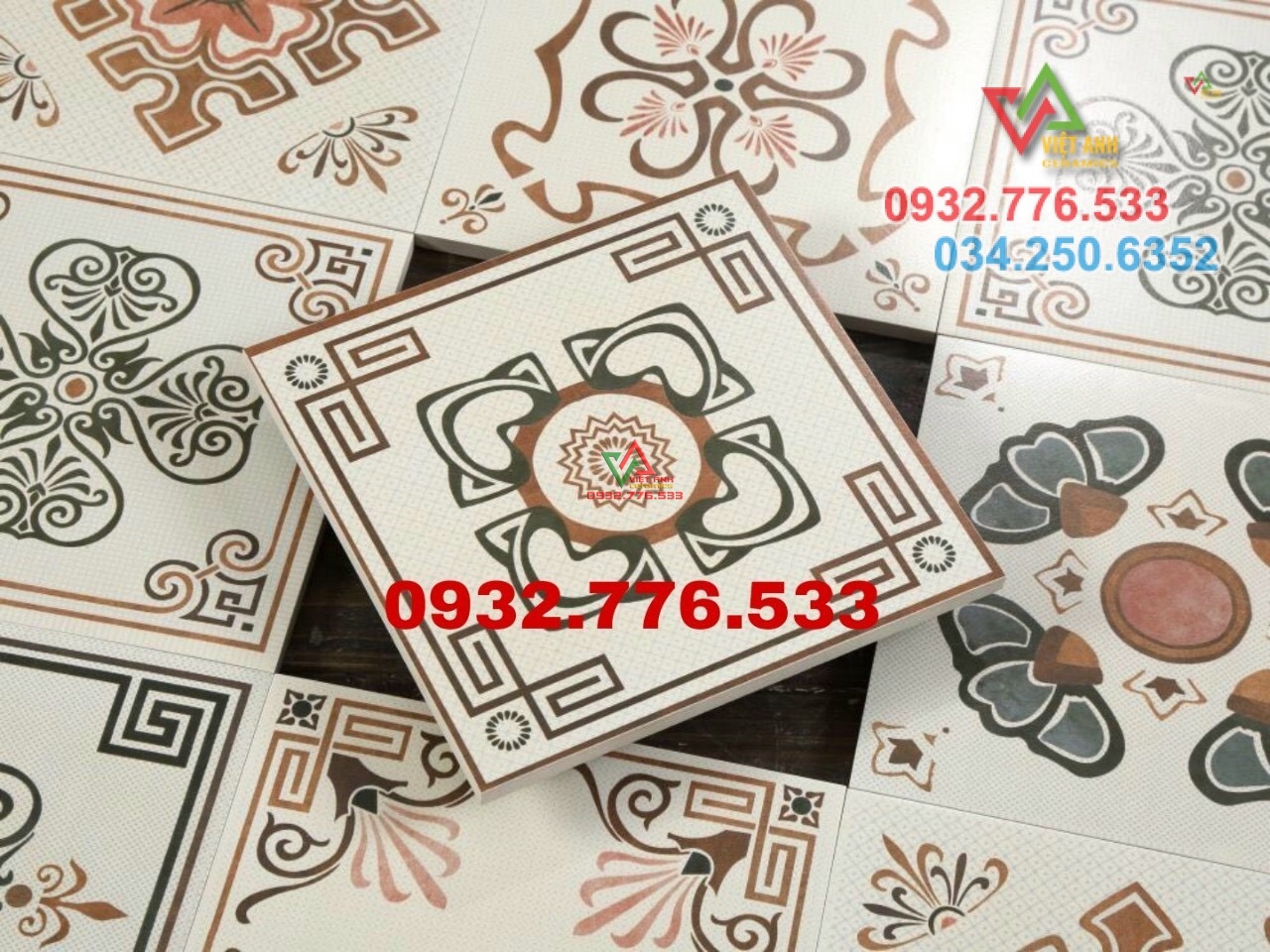 Gạch bông 20x20 trang trí nhà