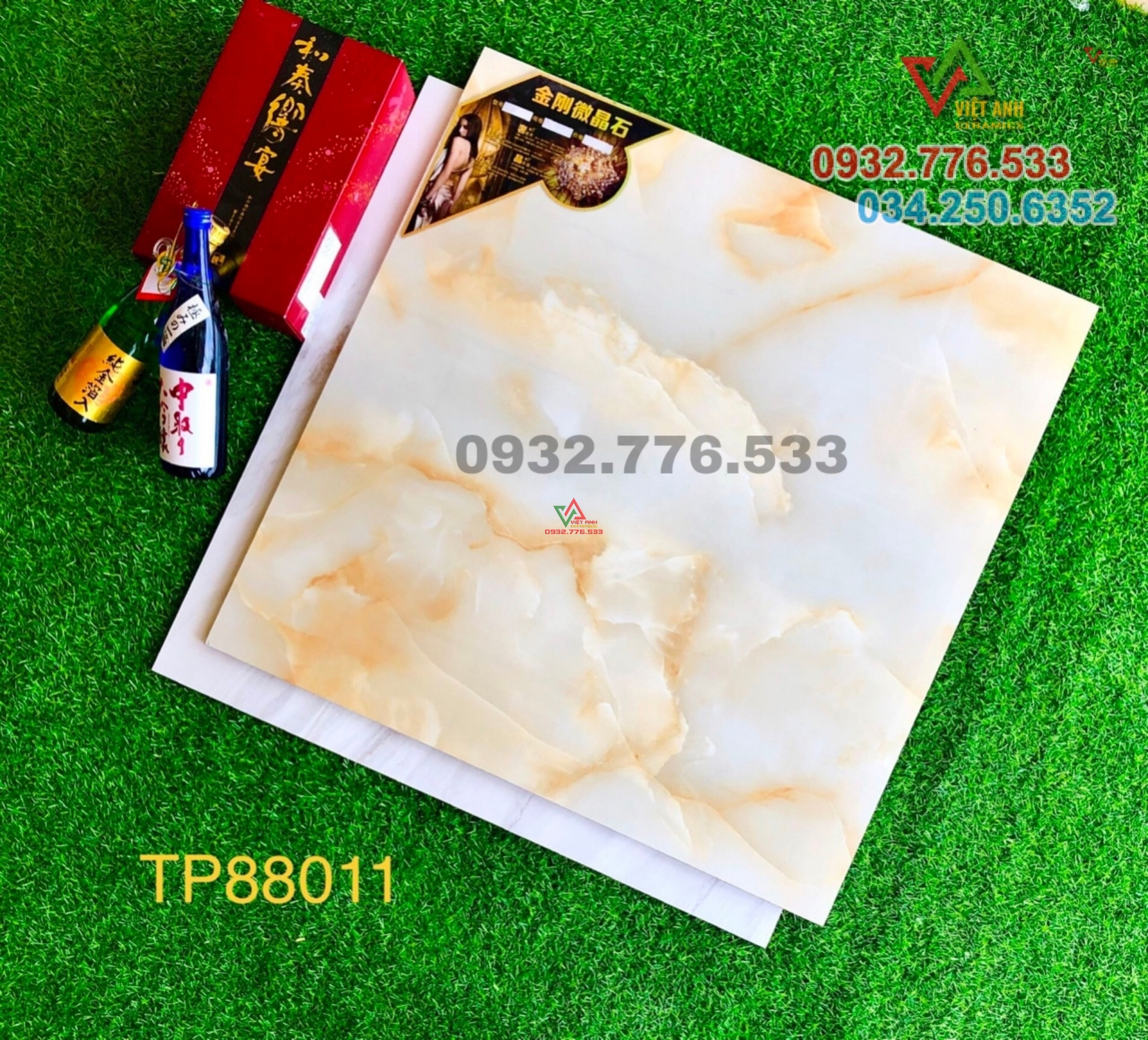 Gạch đá 80x80 bóng kiếng mã TP88001