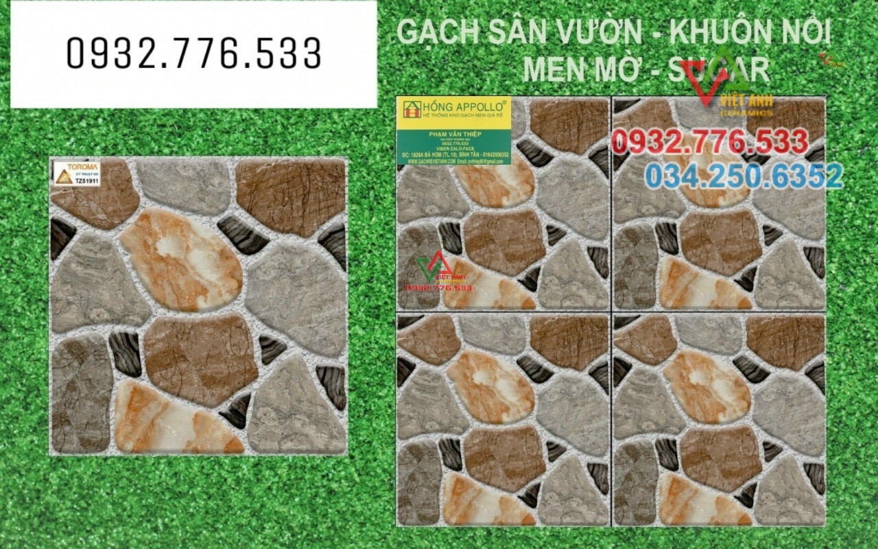 Gạch lát sân vườn giá rẻ 50x50