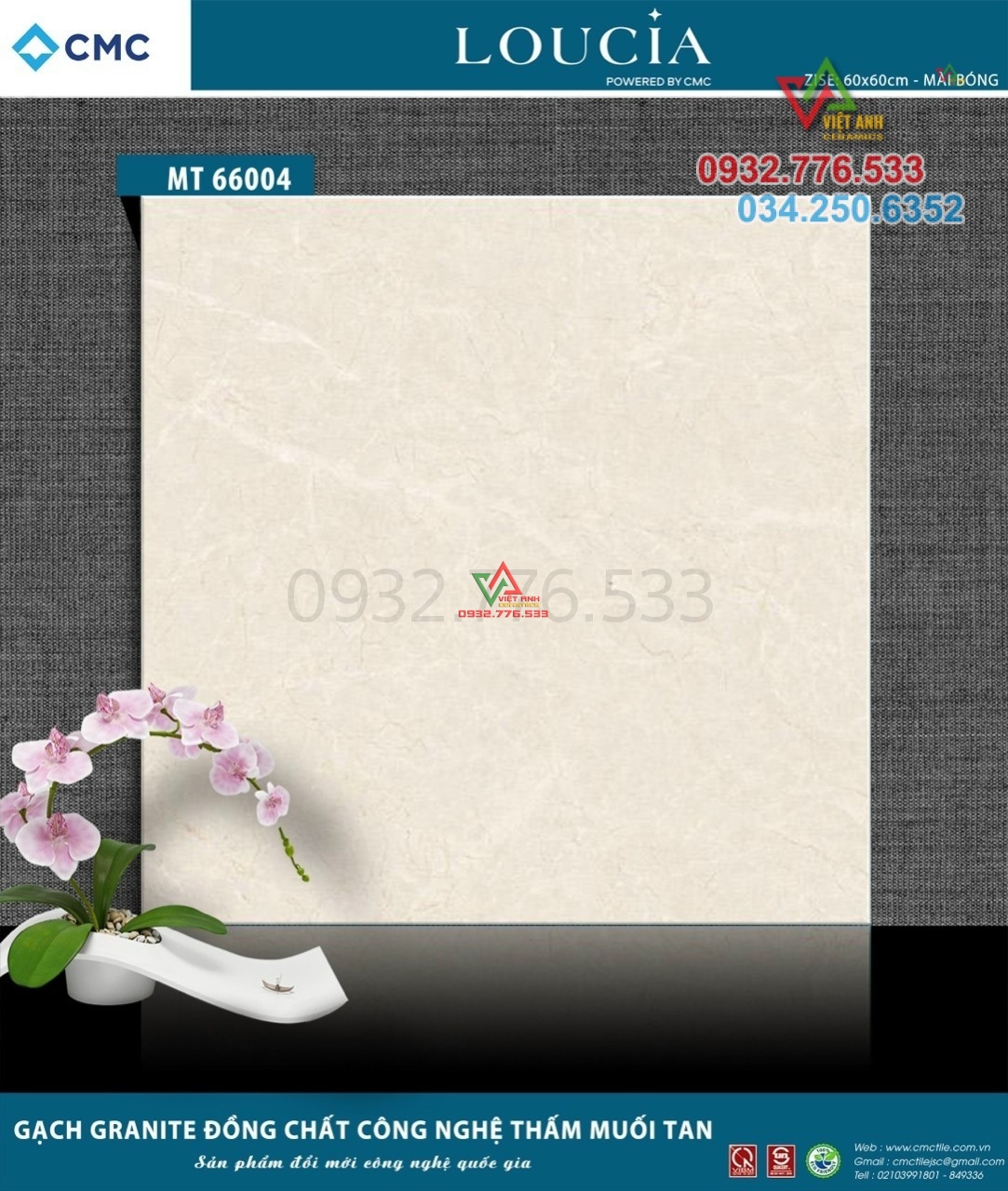 Gạch 60x60 granite đồng chất