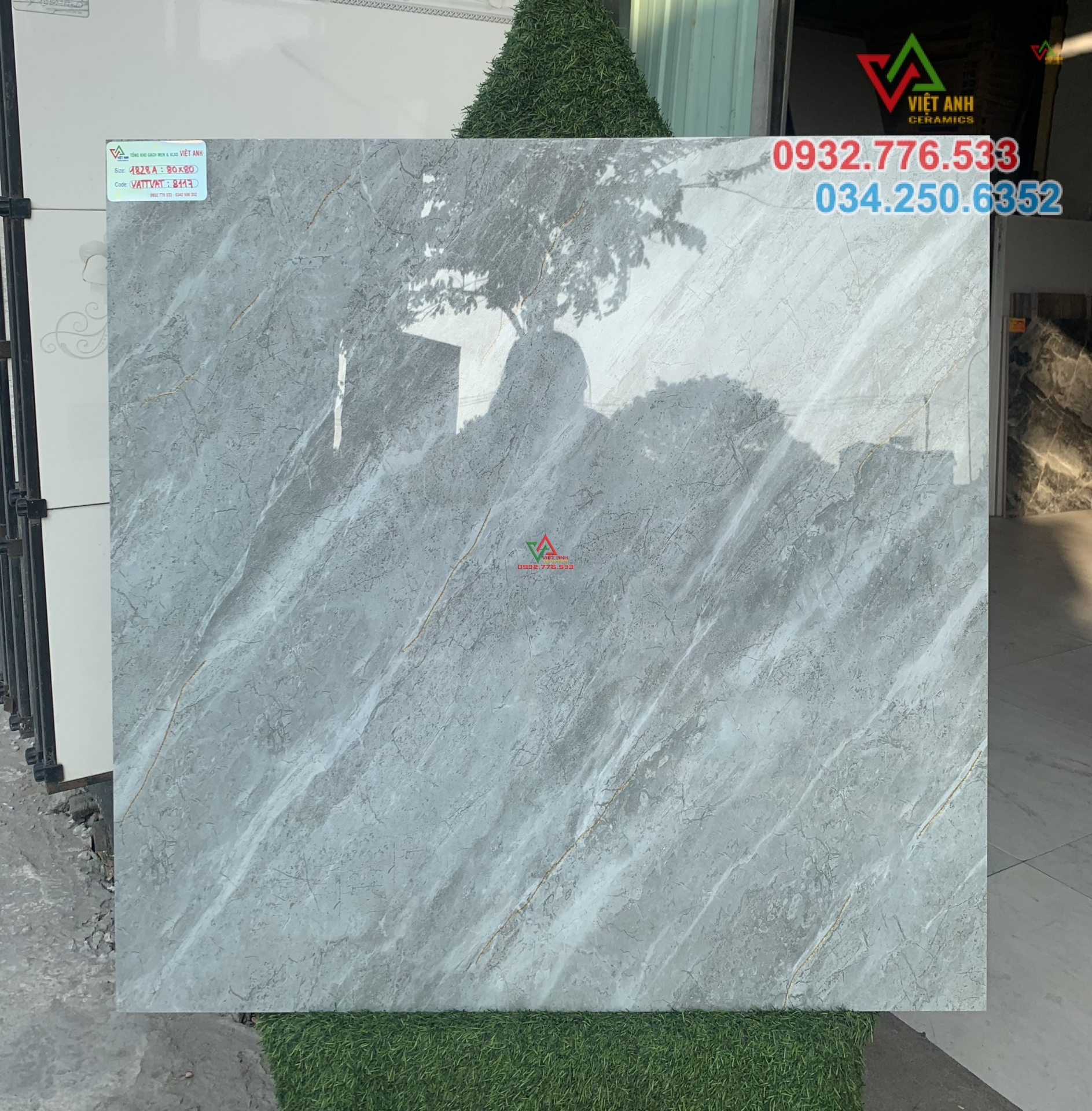 Gạch 80x80 dá bóng kiếng cao cấp sang chảnh