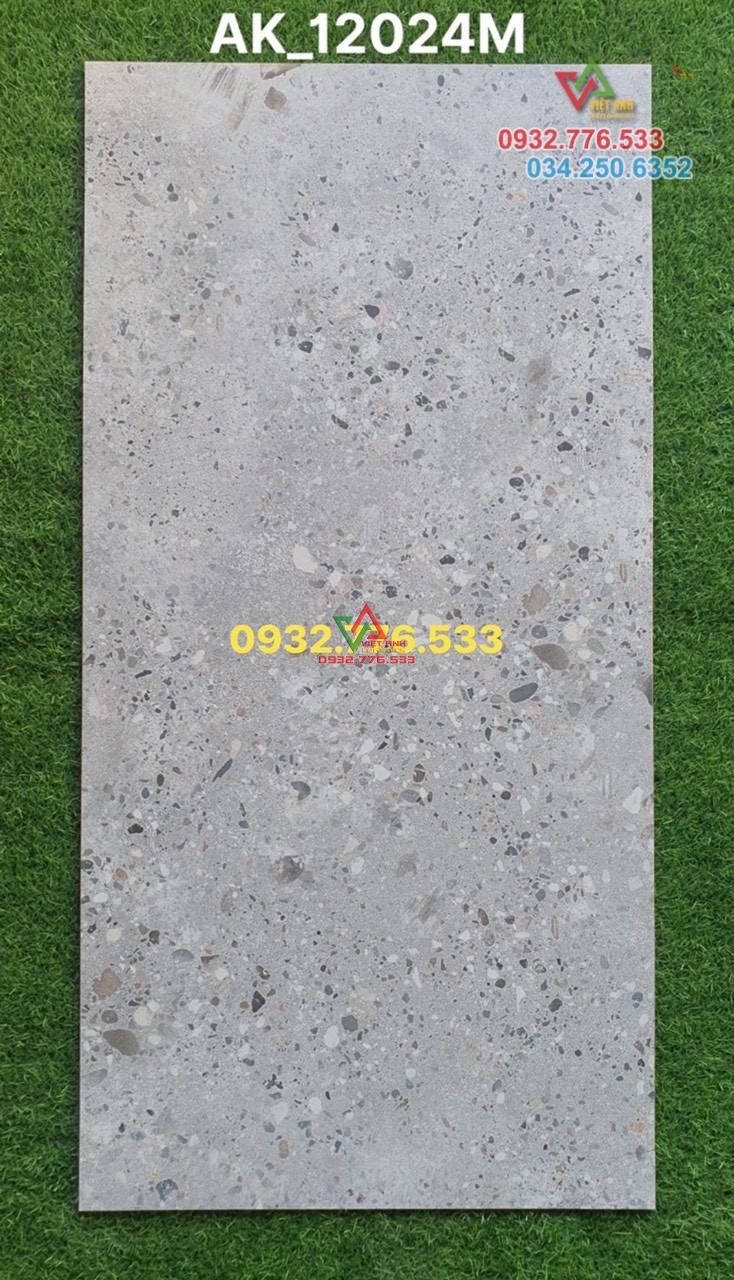 Gạch 60x120 đá mờ vân chấm bi
