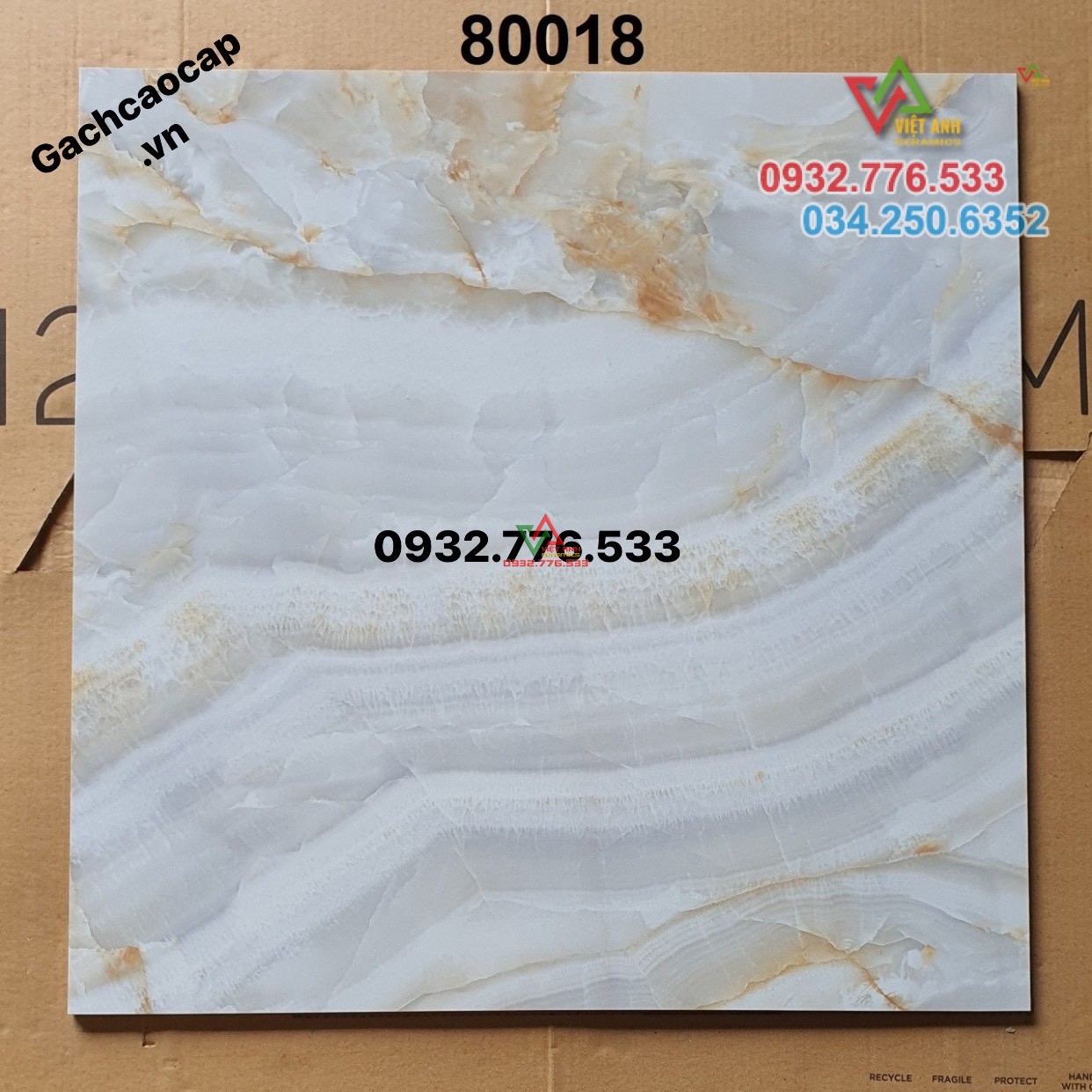 Gạch lát nền 80x80 đã bóng kiếng cao cấp nhập khẩu Ấn Độ tại quân 10