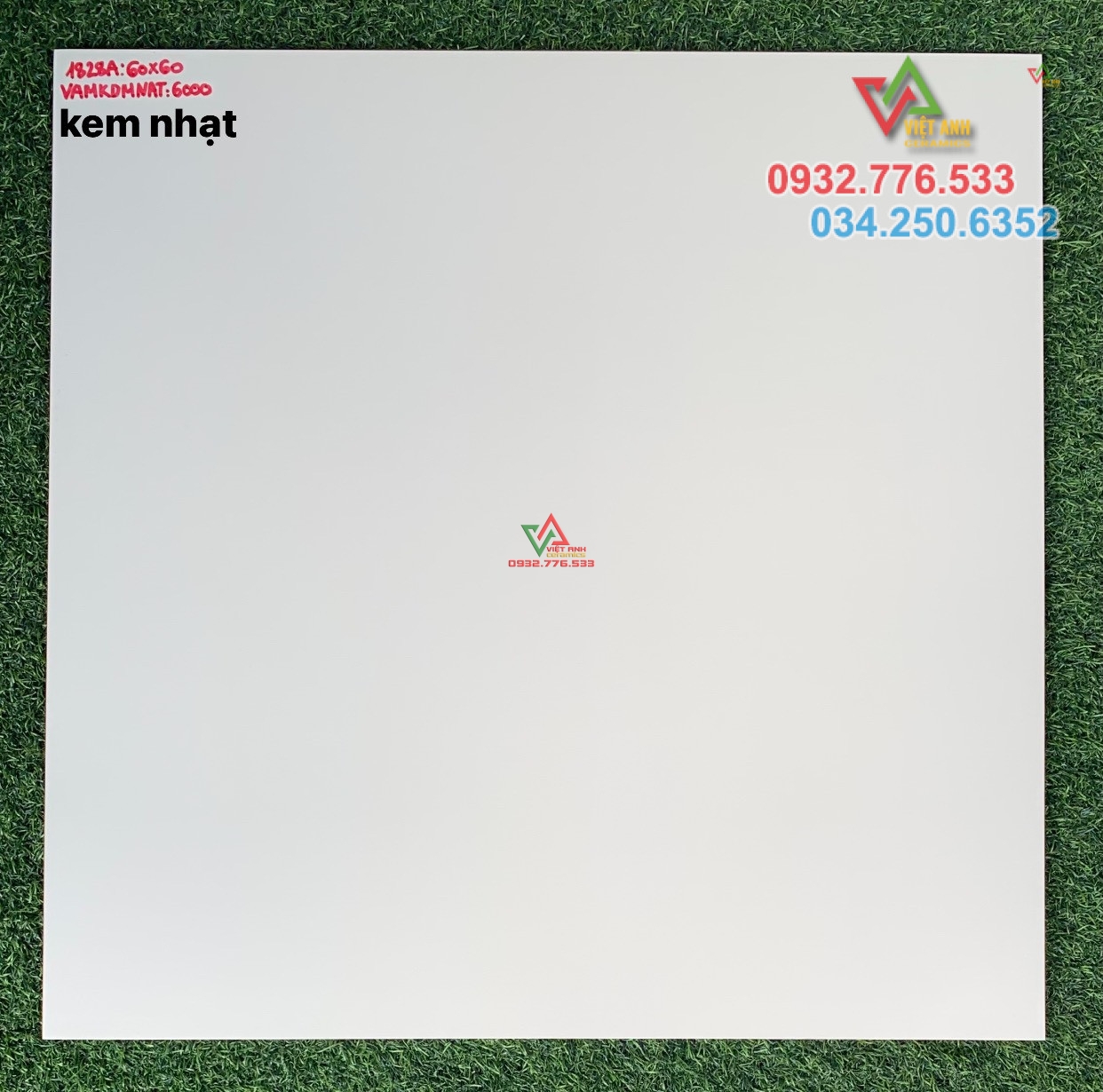 Gạch 60x60 màu kem nhạt hàng sale cuối năm
