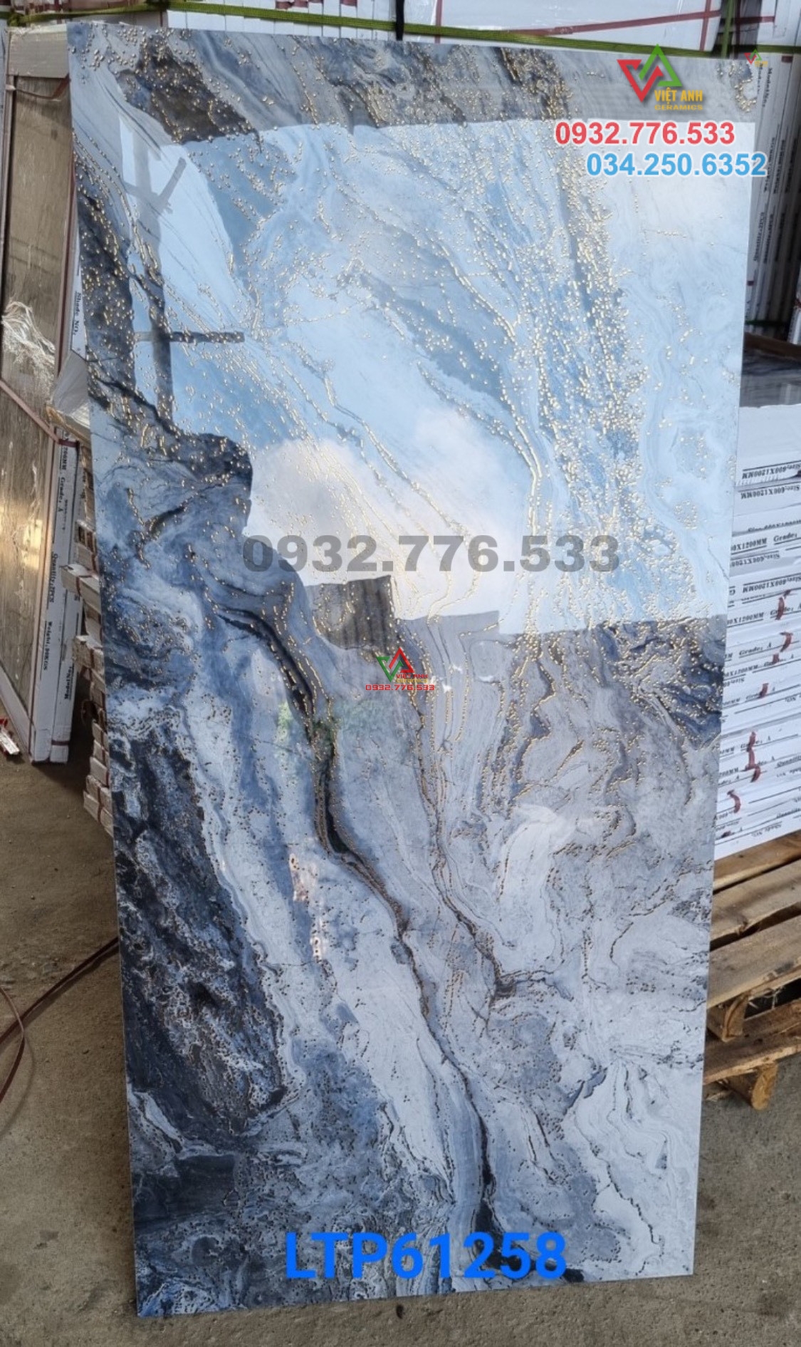 Gạch 60x120 trang trí ốp nền nhà biệt thự cao cấp