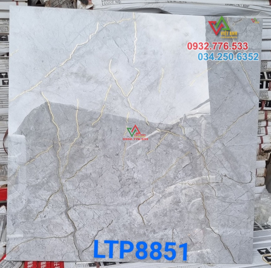 Gạch 80x80 ốp nền nhà đá bóng kiếng mã LTP8851