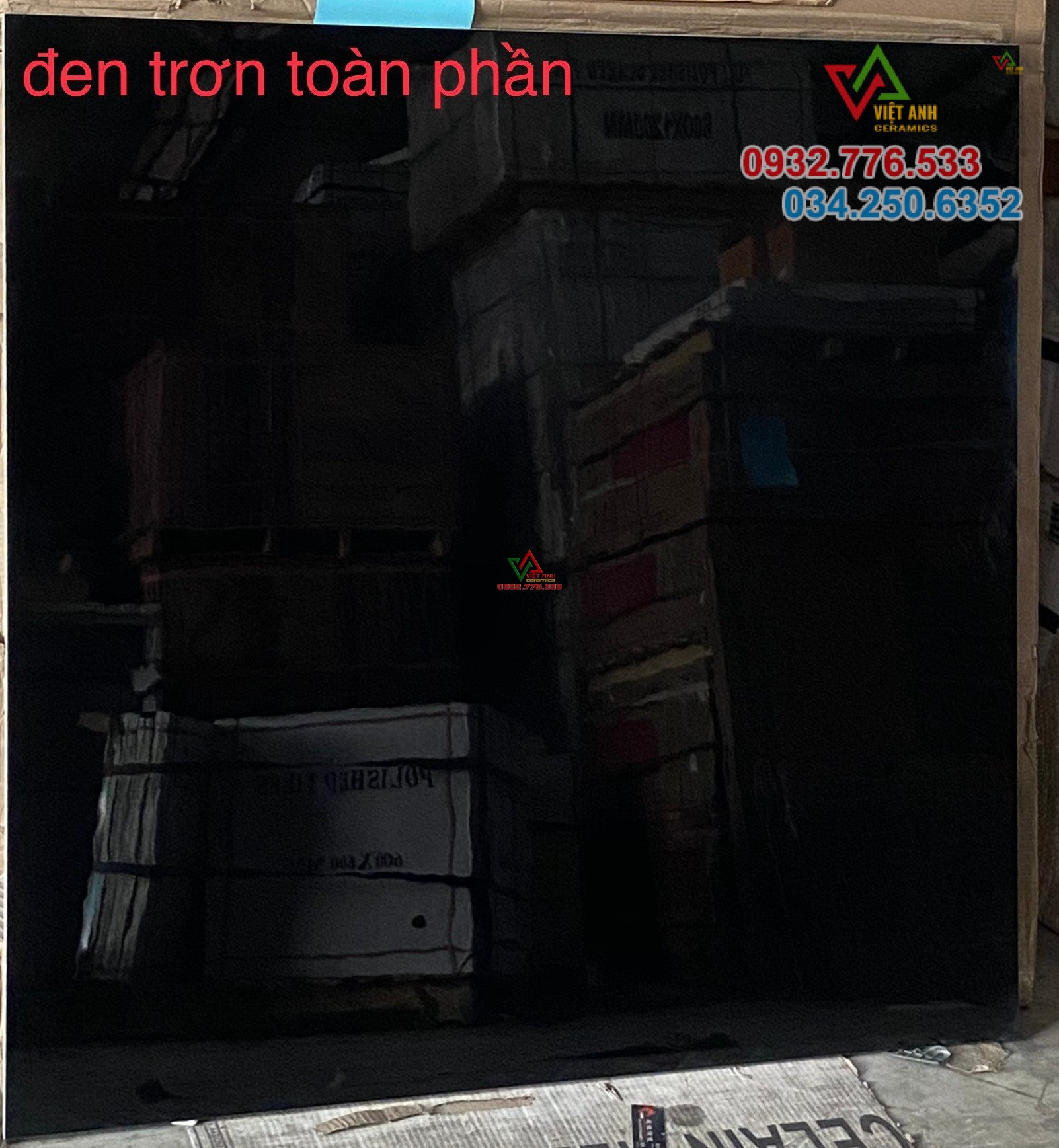 Gạch 100x100 màu đen trơn bóng kiếng ốp nền nhà