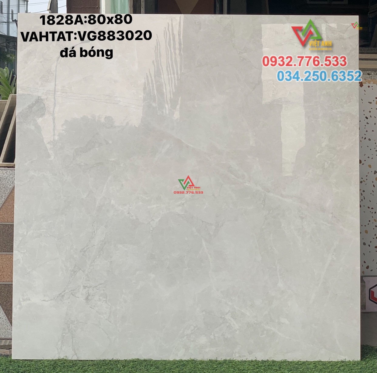 Gạch 80x80 lát nền nhà mát mẻ màu basic