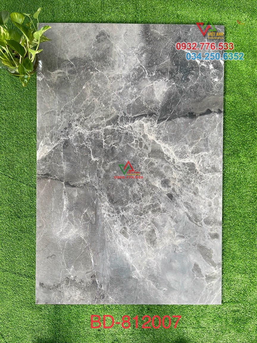 Gạch 80x120 màu xám hàng nội địa ốp lát trang trí