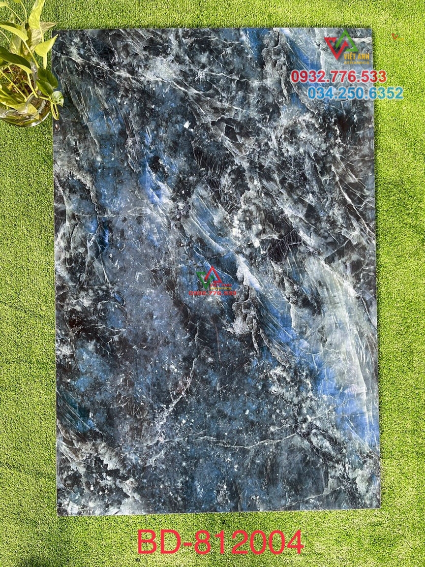 Gạch đá Onyx xanh dương 80x120 tinh tế sang trọng