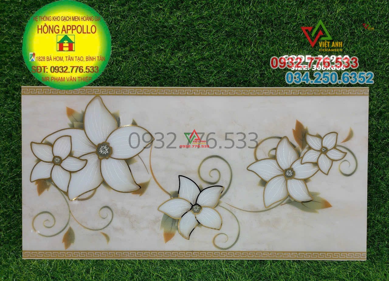 Gạch 30x60 nhập khẩu Trung Quốc ốp tường tại Long An