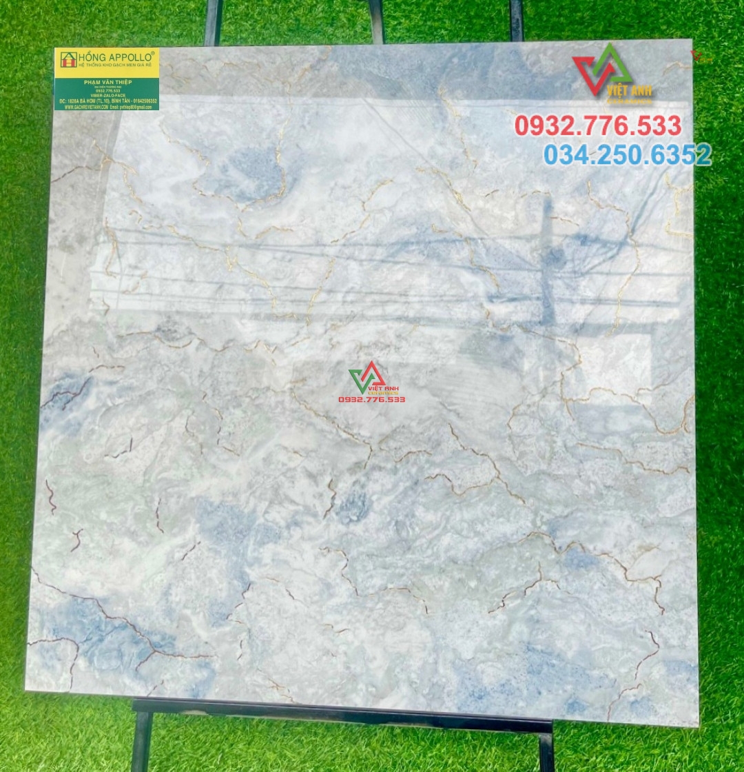 Gạch 80x80 WHITE BIANCO marble ánh kim cao cấp