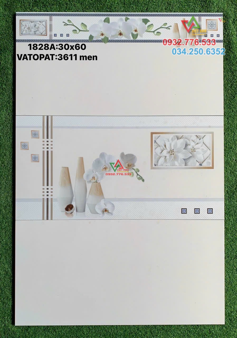 Gạch ốp tường 30x60 mã 3611 men bóng ốp tường tại quận 7