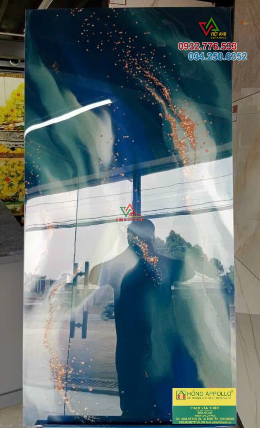 Gạch trang trí marble 60x120 lát nền nhà villa màu sắc hiện đại