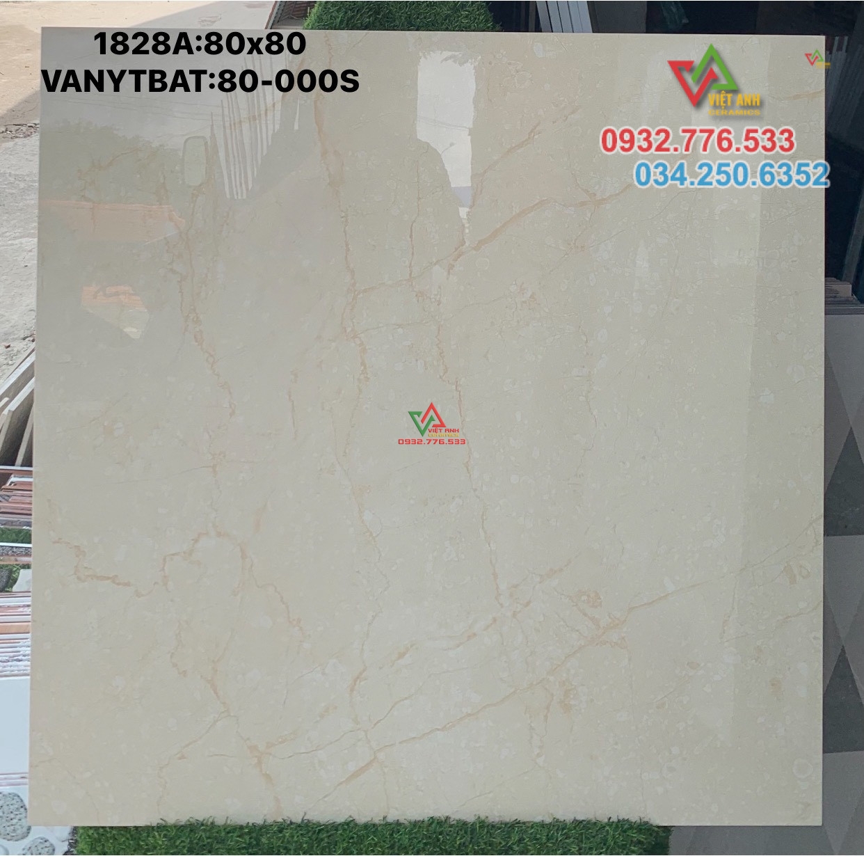 Gạch 80x80 đá bóng kiếng lát nền mọi không gian