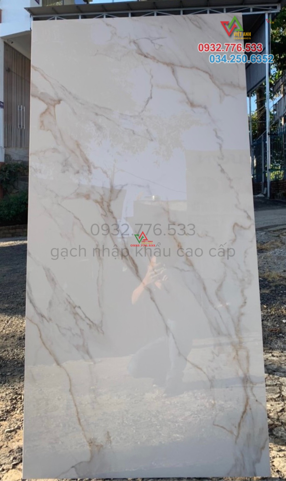 Gạch 80x160 đá bóng kiếng sang trọng quận 11