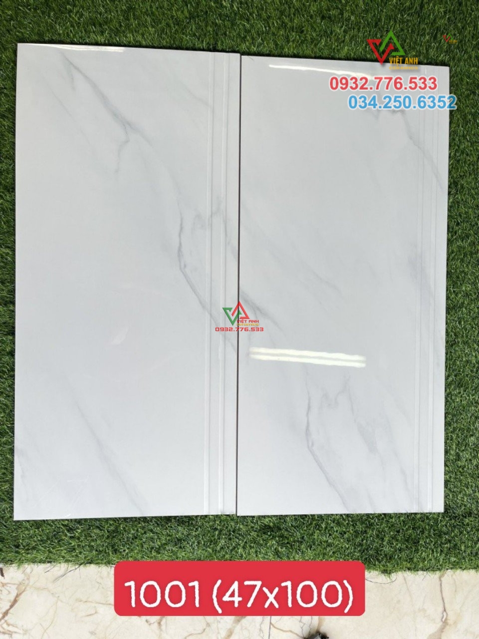Gạch 60x120 trắng vân khói bóng hàng tốt nhất năm