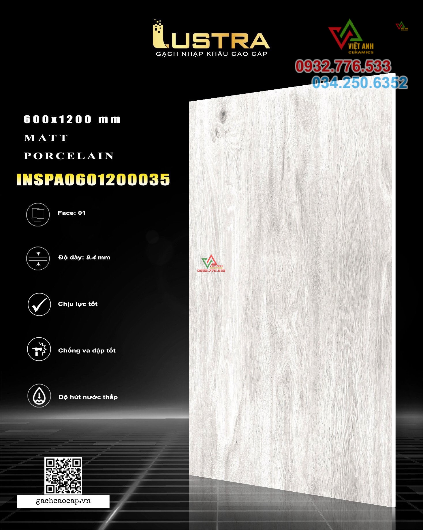 Gạch 60x120 gray matte stone tiles nhập khẩu Ấn