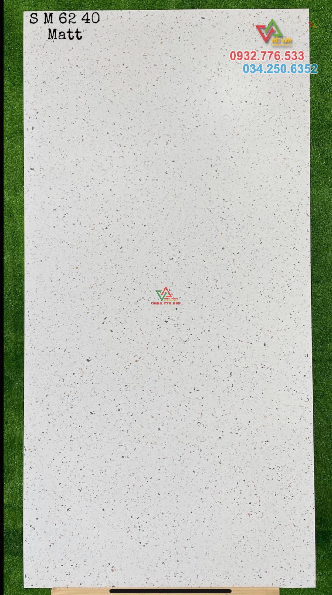 Gạch 60x120 nhập khẩu Ấn Độ Terrazo Ivory matt