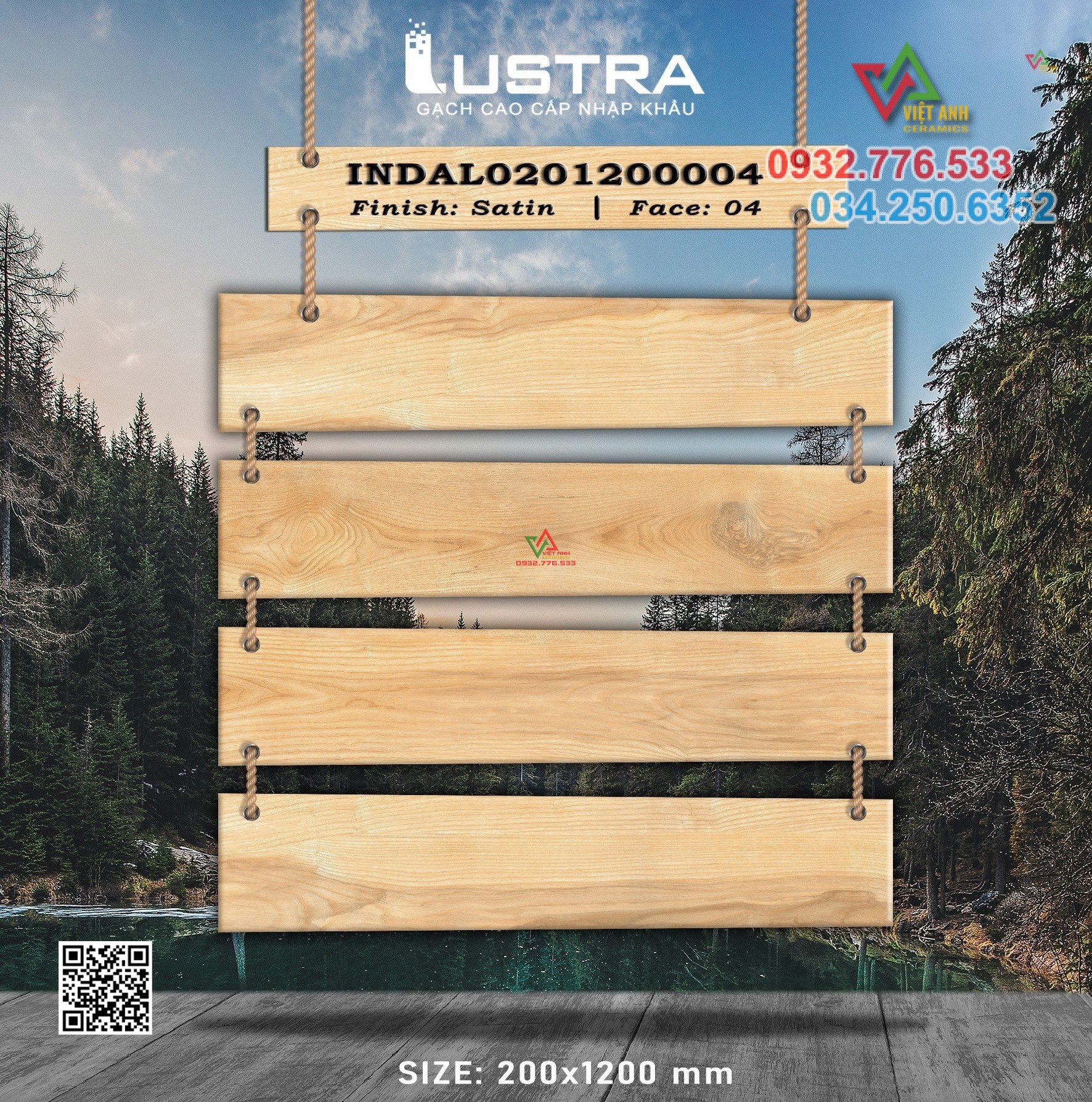 Gạch ốp lát 20x120 giá rẻ tại Miền Tây