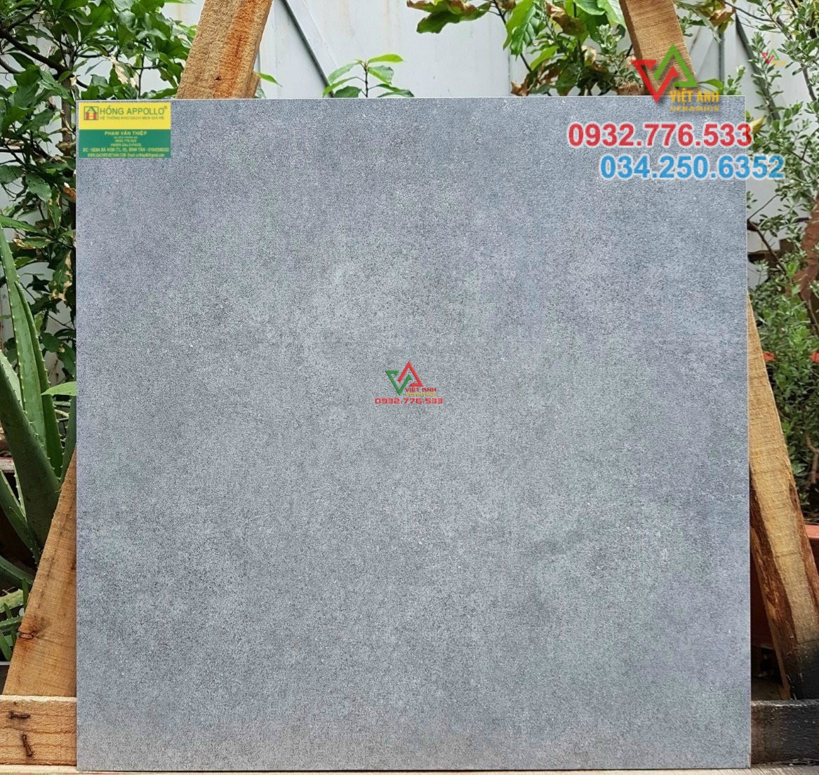 Gạch 60x60 màu xám hàng matt mịn tại Long An