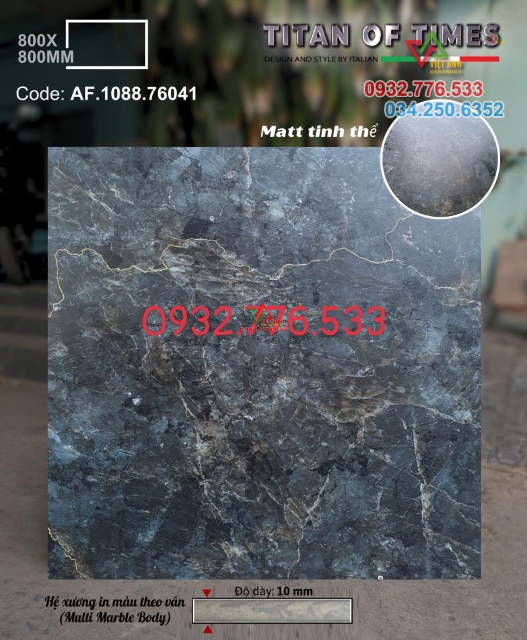 Gạch 80x80 đá matt tinh thể màu marble sang trọng quý phái