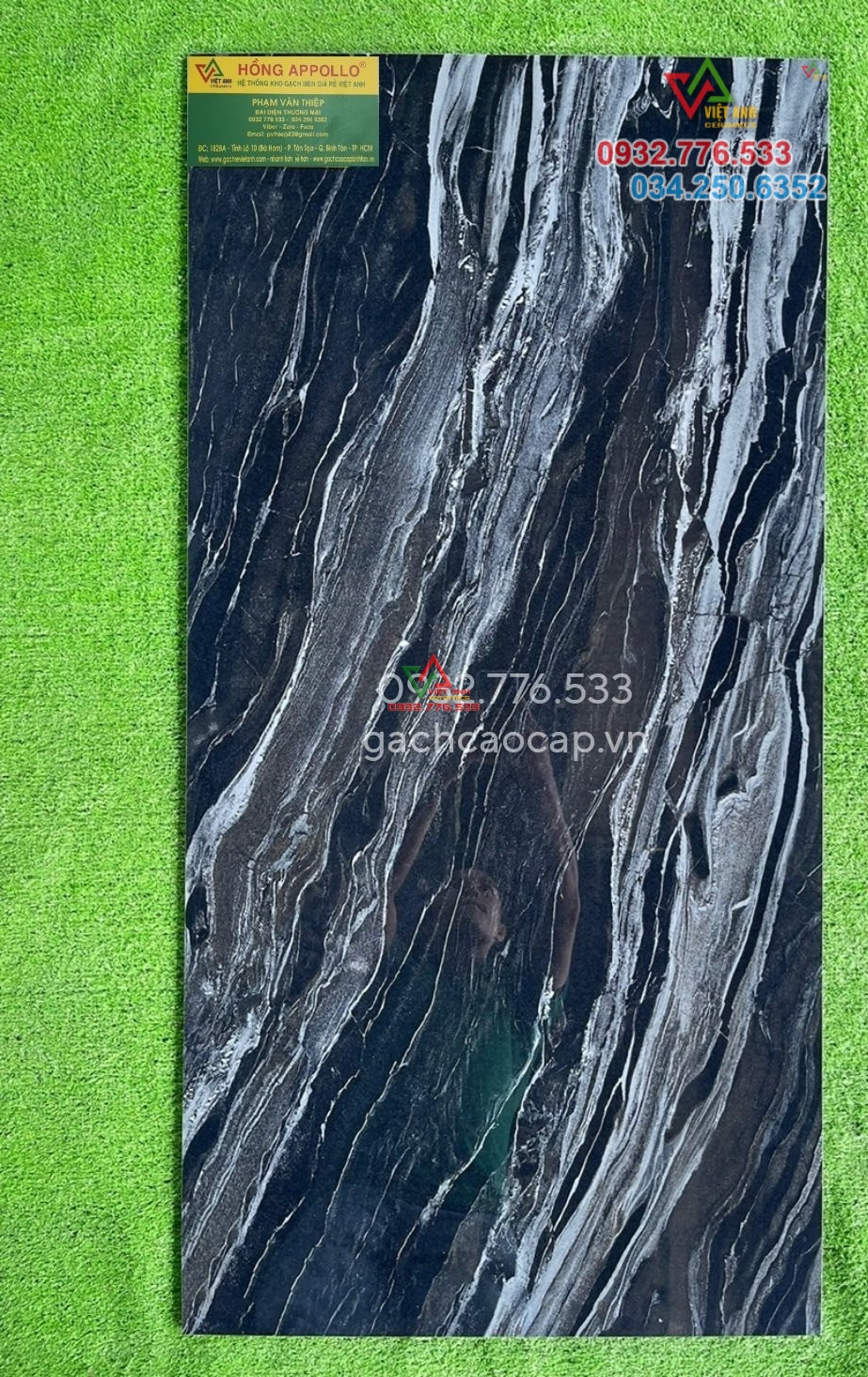 Gạch khổ lớn 60x120 High quality dragon blue