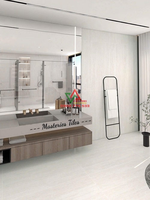 Không gian ốp lát gạch 60x120 tại Gạch rẻ Việt Anh