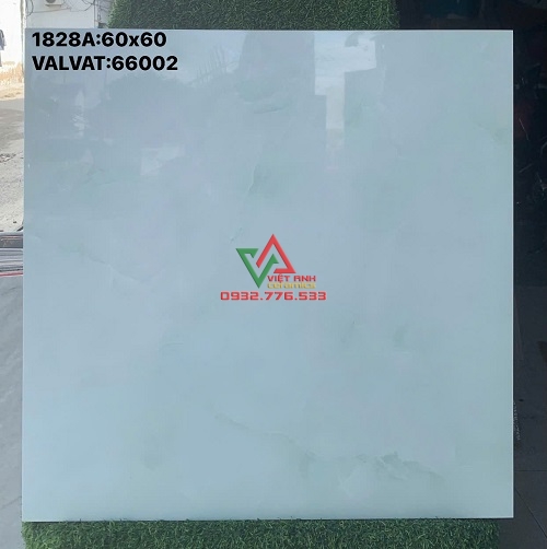 Gạch 60x60 hàng VN màu xanh trắng nhạt lát nền giá tốt tại SG