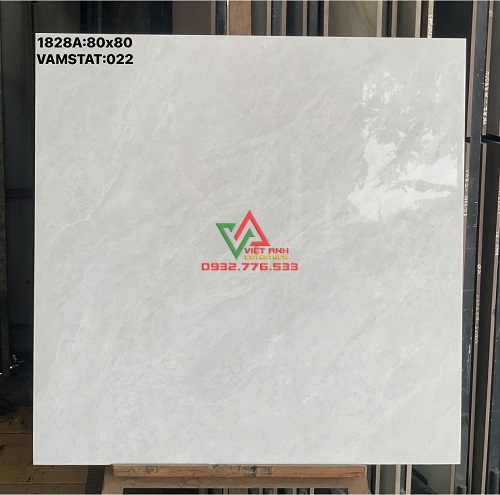 GẠCH 80X80 TRẮNG XÁM VÂN ĐÁ TRUNG QUỐC TẠI BÌNH TÂN
