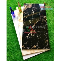 Bộ gạch 60x120 màu đen chớp vân cam