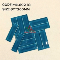 Cheap dark blue cracked 6x20 tiles