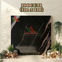 GẠCH 100X100 ĐEN TIA CHỚP GOLD LINE CAO CẤP