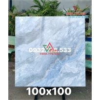 Gạch 100×100 màu xanh trời đẹp mắt ốp nền nhà