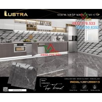 Gạch 120×120 độ bóng cao màu xám đen vân trắng high golssy