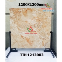 Gạch 120×120 màu cam cẩm thạch nâu đất hàng nhập Ấn Độ