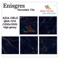 Gạch 120×120 màu đen tia chớp