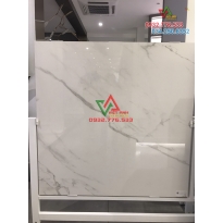 Gạch 120×120 màu trắng sọc sang trọng