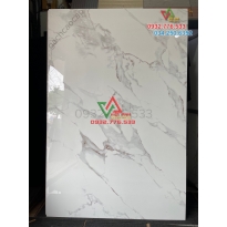 Gạch 120x180 đá bóng kiếng màu trắng vân khói cao cấp