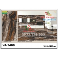 Gạch 120×240 bóng kiếng màu nâu nhập khẩu Ấn Độ VA-2406