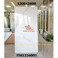 Gạch 120×240 màu trắng bóng kiếng khổ lớn hàng nhập Ấn Độ