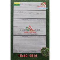 Gạch 15x60 vân gỗ màu xám mã 9516