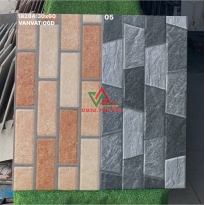 Gạch 30x60 đá trang trí màu vàng nâu phối xám vân đá Việt Nam