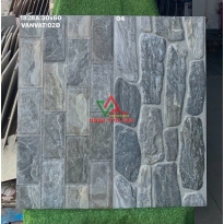 Gạch 30x60 đá trang trí màu xám xanh vân đá chẻ tự nhiên Việt Nam