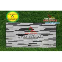 Gạch 30x60 đen trắng họa tiết hạt mưa nhũ bạc ốp tường